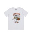 Quiksilver - Camiseta Blanca para Niño - Skull 69