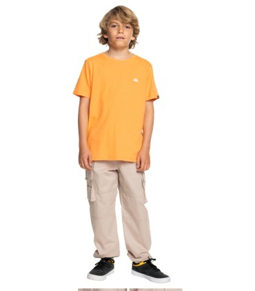 Quiksilver - Camiseta Naranja para Niño - SS TEE