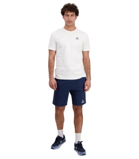 Le Coq Sportif - Conjunto Blanco para Hombre - Ess Short