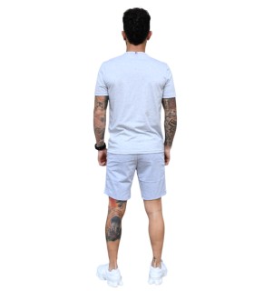 Le Coq Sportif - Conjunto Gris para Hombre - Tss Tee
