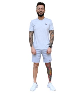 Le Coq Sportif - Conjunto Gris para Hombre - Tss Tee