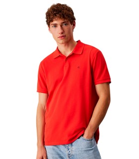 Calvin Klein - Polo Rojo para Hombre - Pique Classic