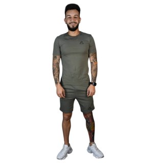 Le Coq Sportif - Conjunto Verde para Hombre - Tricolor