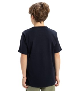 Quiksilver - Camiseta Negra para Niño - Ev Gradient