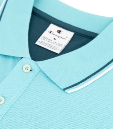 Champion - Polo Celeste para Hombre - Aqblie