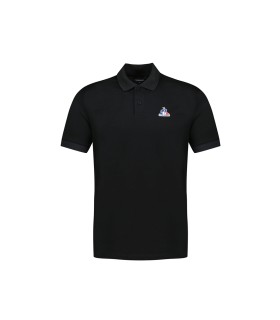 Le Coq Sportif - Polo Negro para Hombre - Ess
