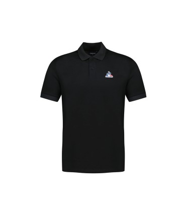 Le Coq Sportif - Polo Negro para Hombre - Ess