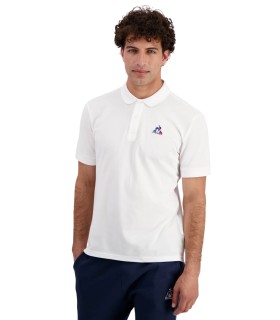 Le Coq Sportif - Polo Blanco para Hombre