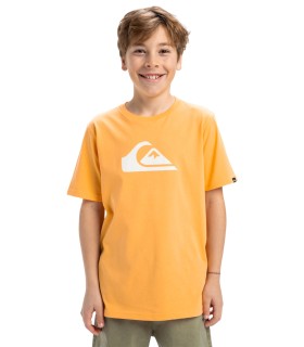 Quiksilver - Camiseta Naranja para Niño - Ev Comp