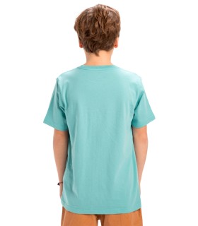 Quiksilver - Camiseta Azul para Niño - Gv Typed