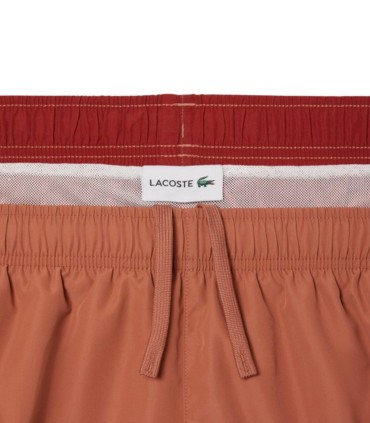 Lacoste - Bañador Burdeo para Hombre