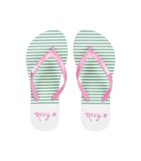 Roxy - Chanclas Verdes para Mujer - Viva Stamp