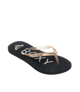 Roxy - Chanclas Negras para Mujer - Viva Sparkle