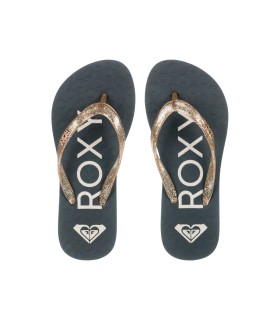 Roxy - Chanclas Negras para Mujer - Viva Sparkle