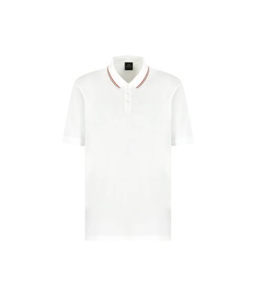Armani Exchange - Polo Blanco para Hombre