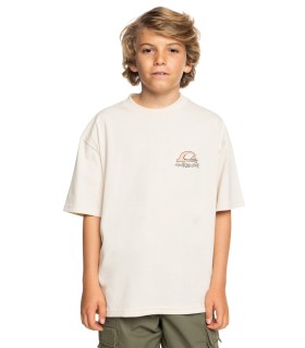 Quiksilver - Camiseta Beige para Niño - Grinderz