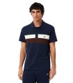 Lacoste - Polo Azul Marino para Hombre - Color Block