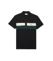 Lacoste - Polo Negro para Hombre - Color Block