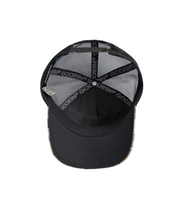 Goorin - Gorra Negra Unisex - Camouflage Eagle