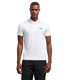 Emporio Armani - Polo Blanco para Hombre - Core Identity