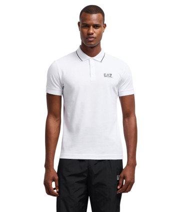Emporio Armani - Polo Blanco para Hombre - Core Identity