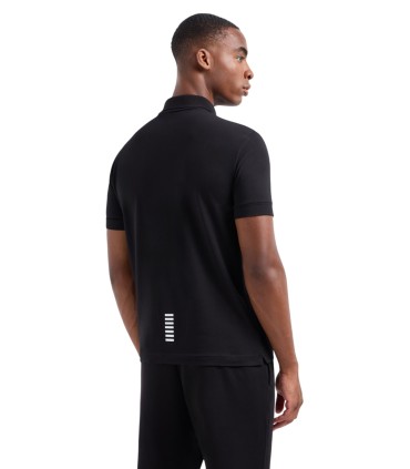 Emporio Armani - Polo Negro para Hombre - Core Identity