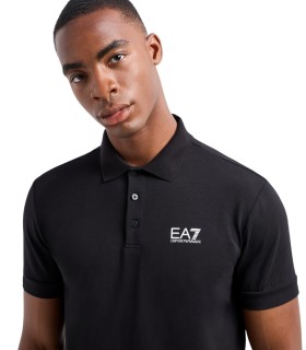 Emporio Armani - Polo Negro para Hombre - Core Identity