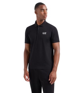 Emporio Armani - Polo Negro para Hombre - Core Identity