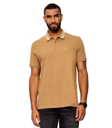 Calvin Klein - Polo Beige para Hombre