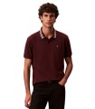 Calvin Klein - Polo Burdeos para Hombre