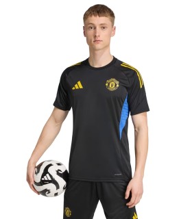 Adidas - Camiseta Negra para Hombre - Manchester United 25/26