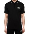Emporio Armani - Polo Negro para Hombre - Rainy Day