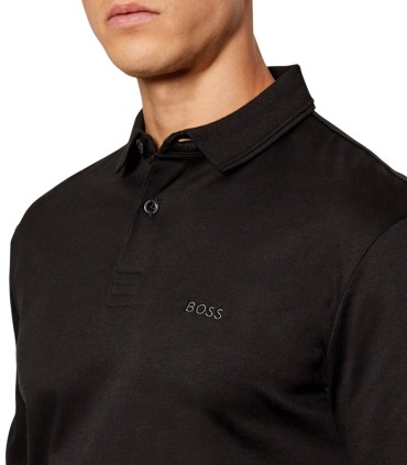Boss - Polo Negro para Hombre