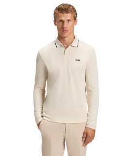 Boss - Polo Beige para Hombre