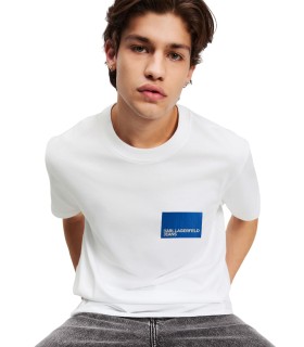 KARL LAGERFELD - Camiseta Blanca para Hombre - REG SS BOX