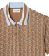 Lacoste - Polo Marron para Hombre - Jacquard