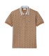Lacoste - Polo Marron para Hombre - Jacquard