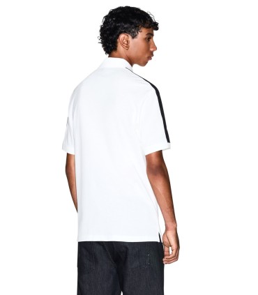 Armani Exchange - Polo Blanco para Hombre - Off White