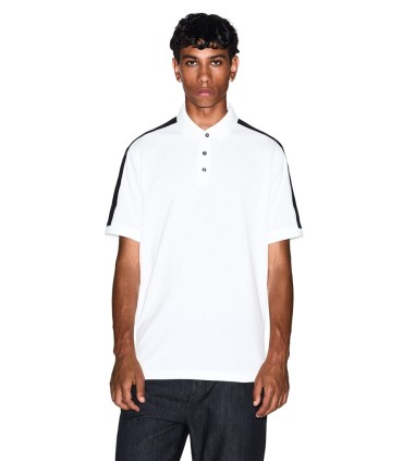 Armani Exchange - Polo Blanco para Hombre - Off White