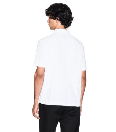 Armani Exchange - Polo Blanco para Hombre