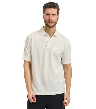 Armani Exchange - Polo Blanco para Hombre