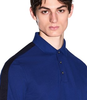 Armani Exchange - Polo Azul para Hombre - Bellwether Blue