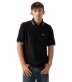 Armani Exchange - Polo Negro para Hombre