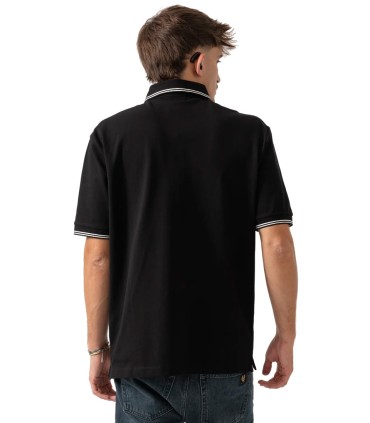 Armani Exchange - Polo Negro para Hombre