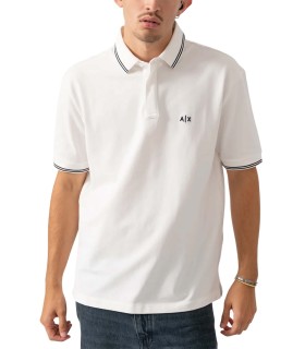 Armani Exchange - Polo Blanco para Hombre - off white
