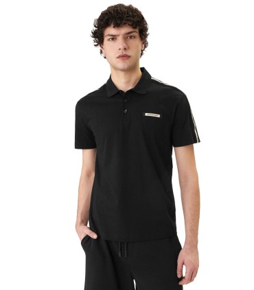 EA7 - Polo Negro para Hombre - Train Tappe