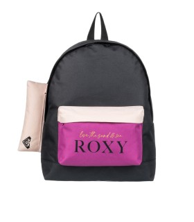 Roxy - Mochila Negra para Mujer - Classic Spirit 22L
