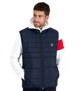 Le Coq Sportif - Chaleco Azul Marino para Hombre - JK-SL