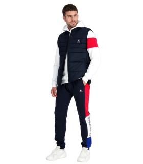 Le Coq Sportif - Chaleco Azul Marino para Hombre - JK-SL