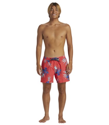 Quiksilver - Bañador Rosa para Hombre - Everyday Mix Volley 15"